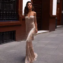

Sevintage Chic Off Shoulder Tassel Long Evening Dress Sweetheart Satin Prom Gowns Formal Women Party Dress vestido de noiva