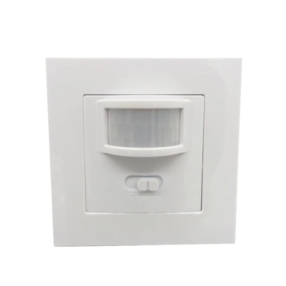 

86 Type LED Light Infrared PIR On Off 2 In 1 Motion Sensor Switch Corridors Energy Saving AC110-240V Room Adjustable Universal