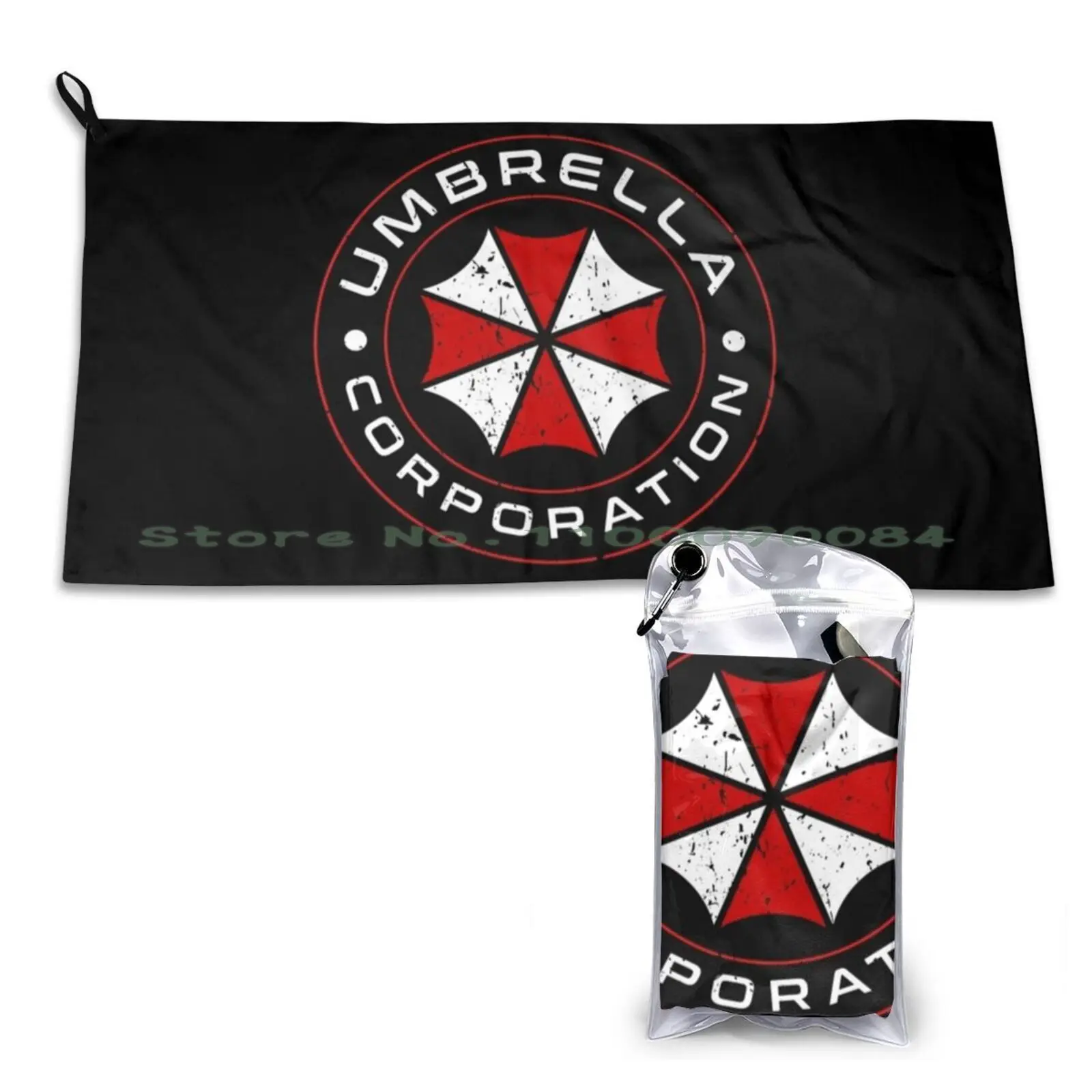 Быстросохнущее полотенце Umbrella Corporation спортивный тренажерный зал портативная