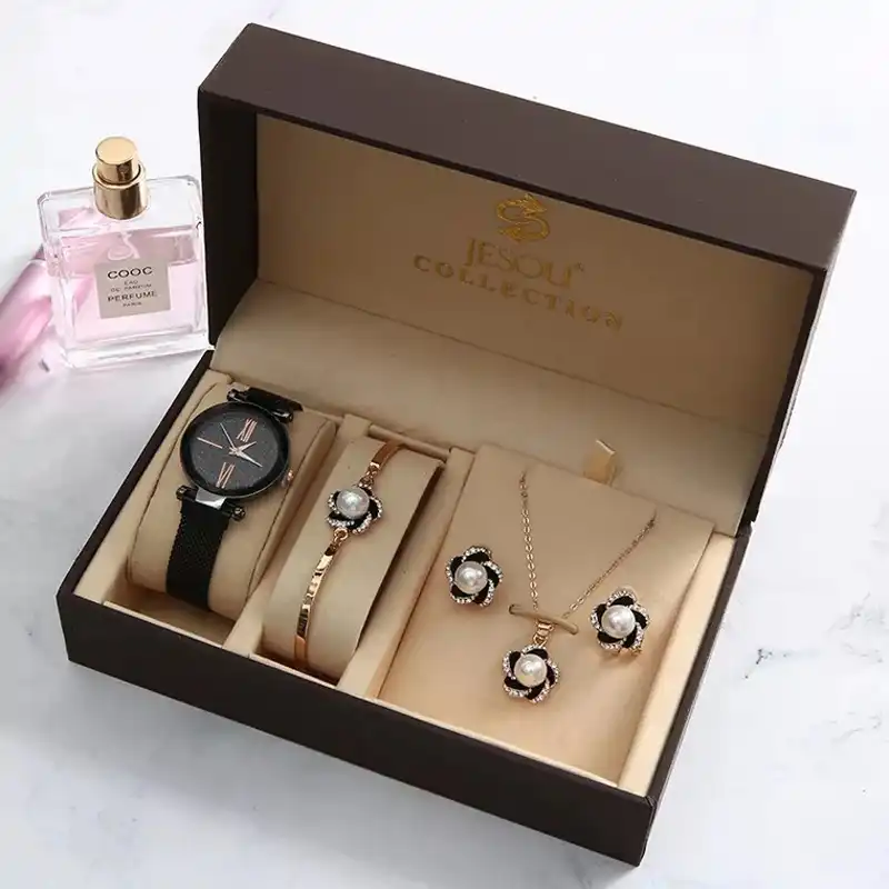 watch and earring set