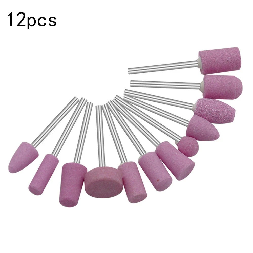 12 шт. керамические сверла для ногтей электрические маникюрные головки сменное