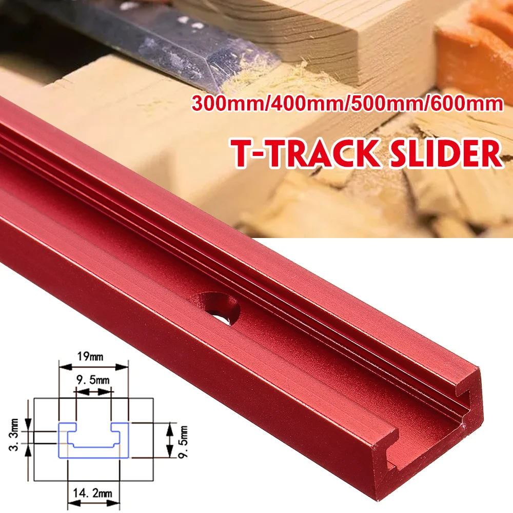 300-600 mm Aluminium alloy T-tracks Model T slot and Standard Miter Track Stop Woodworking Tool for workbench Router Table | Инструменты