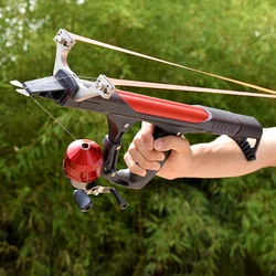 Fronde de tir à l'arc avec bande de caoutchouc puissante, jouet professionnel de Type fusil de chasse et de pêche, catapulte, arme de tir 