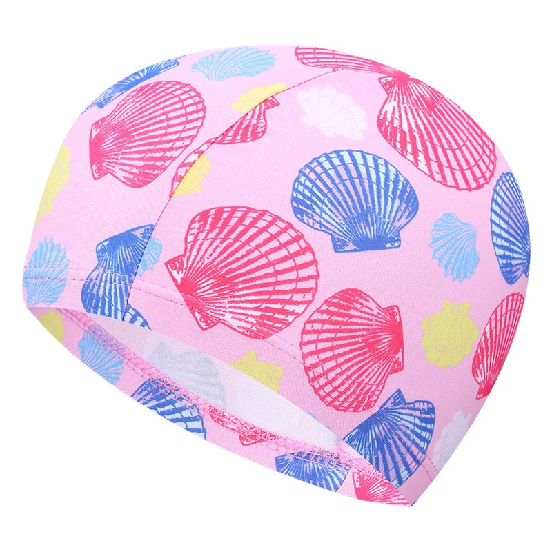 designer baby accessories 2-12T Kids Elastic Swimming Cap Boys Girls Print Swim Beanies Swimwear Hat Toddler Kids Cartoon Print Swimming Accessories designer baby accessories