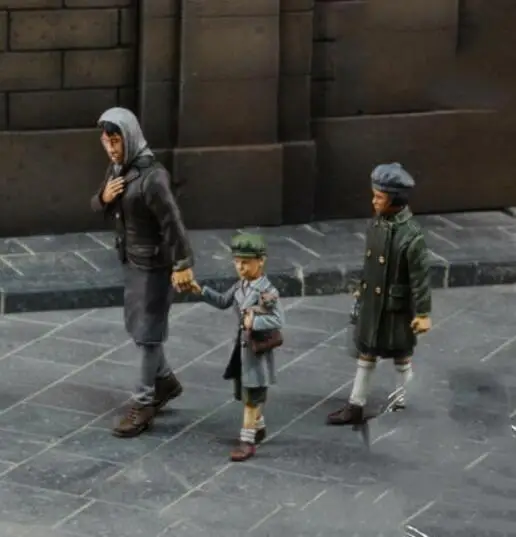 1/35 Assembly Resin Figure Kit Mother with Kids | Игрушки и хобби