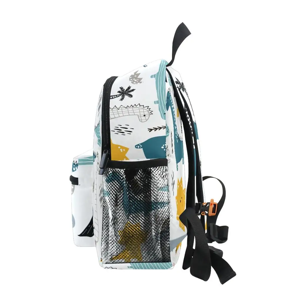 ALAZA 3pcs/set Small Kindergarten Backpack Children School Bags Kids Dinosaur print Schoolbag Baby Toddler Bag Mochila Infantil 4