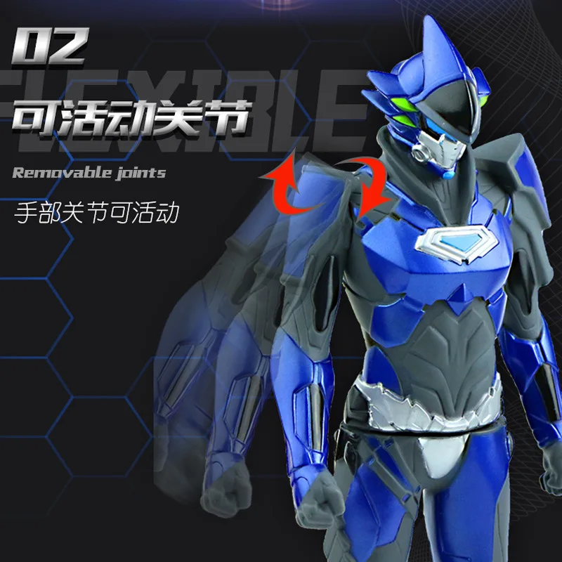 

Genuine Iron And Steel Dragon Ultraman Soft Silcone Figurine Children Ott Capsule Model Garage Kit Toy Set