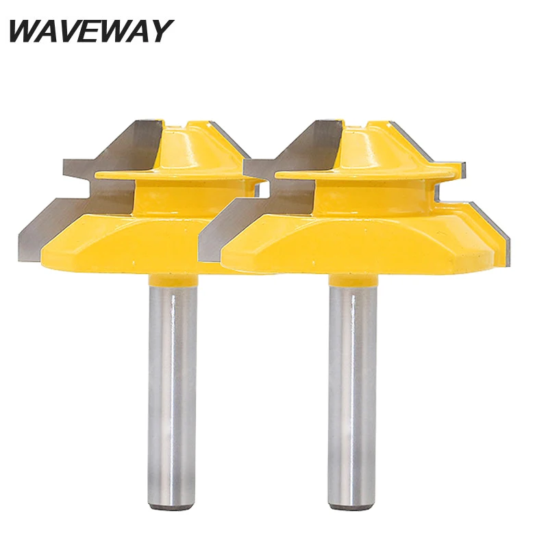 WAVEWAY 8 мм хвостовик Средний замок Торцовочная фреза 45 градусов-3/4 WAVEWAY 8 мм хвостовик Средний замок Торцовочная фреза 45 градусов-3/4