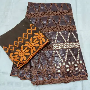 

purple bazin riche getzner 2020 new design cotton swiss lace fabric tissu african bazin lace nigerian lace fabric 7yards