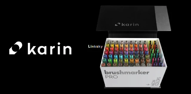 Karin Brushmarker Pro Mega Box 72 Colours + 3 Blenders Set (Includes New  Neons) - Endeavours ThinkPlay