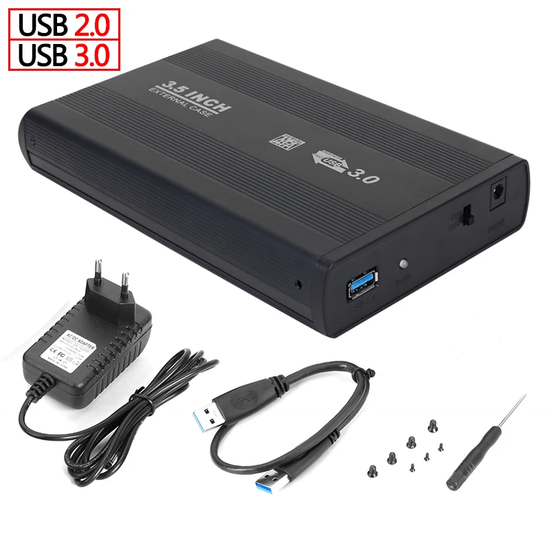 VKTECH 3 5 дюймов Чехол для жесткого диска SATA к USB 0 2 внешний жесткий диск корпус