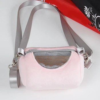 

Creative Pet Travel Bag Hamster Carrier Breathable Shoulder Strap Outdoor Carrying Bags Breathable Small Pet Handbag pet Bag