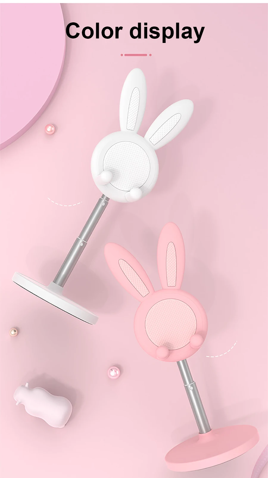 Kawaii Bunny Ears Desk Phone Holder - Limited Edition