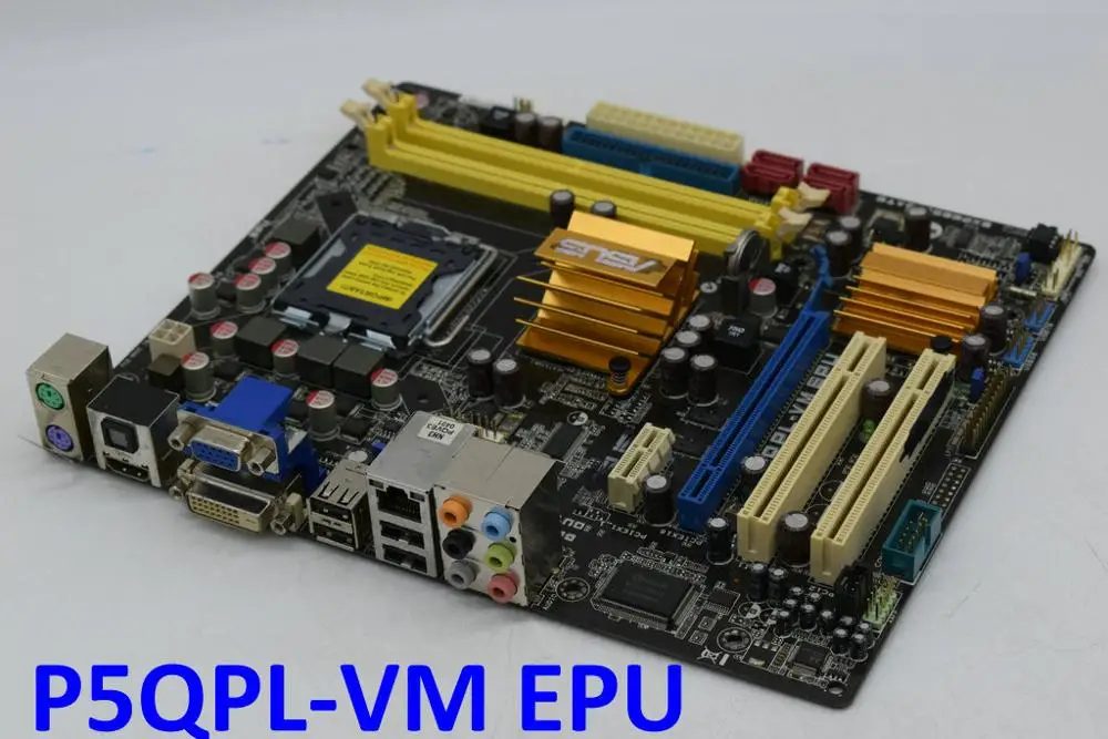 Материнская плата для ASUS P5QPL VM EPU G41 LGA775 DDR2 HDMI оригинальная б/у материнская