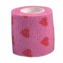 2шт 5 см x 4,5 м спортивная лента самоклеящийся эластичный бандаж мышечный палец суставы обертывание Нетканая пластырная повязка наружные инструменты