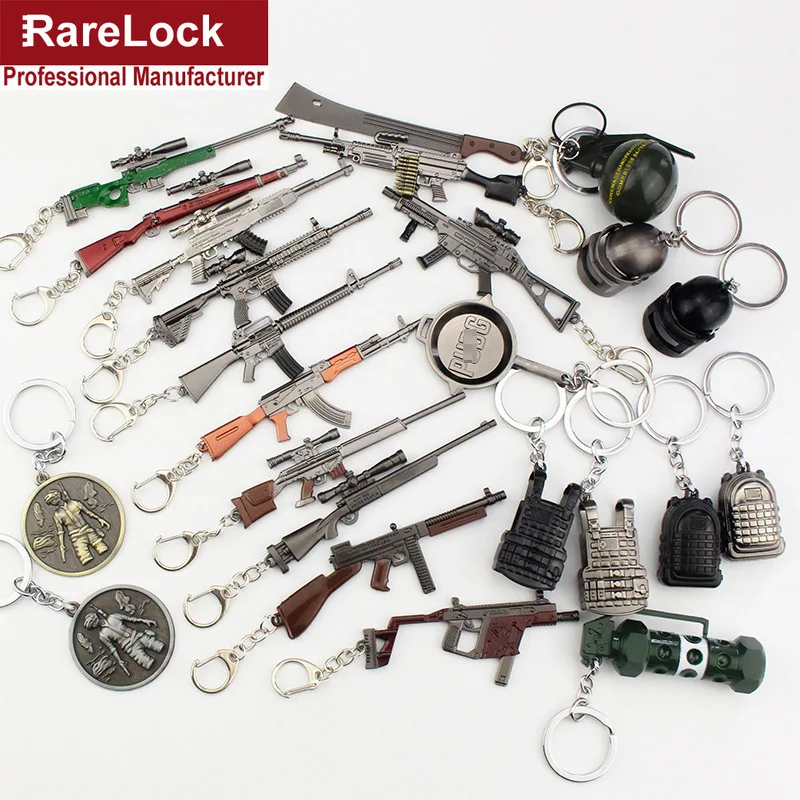 Rarelock Fashion Jedi Survival Key Chain Ring Eat Chicken Game Metal Keychain Weapon Model 98K Sniper Rifle Pendant LK1011 g1
Rarelock Fashion Jedi Survival Key Chain Ring Eat Chicken Game Metal Keychain Weapon Model 98K Sniper Rifle Pendant LK1011 g1