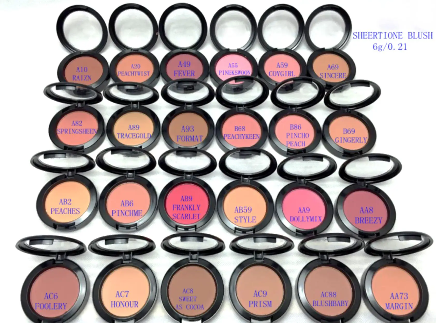 2 шт./лот красота леди Румяна запеченные Щеки для лица основа Минеральная румяна