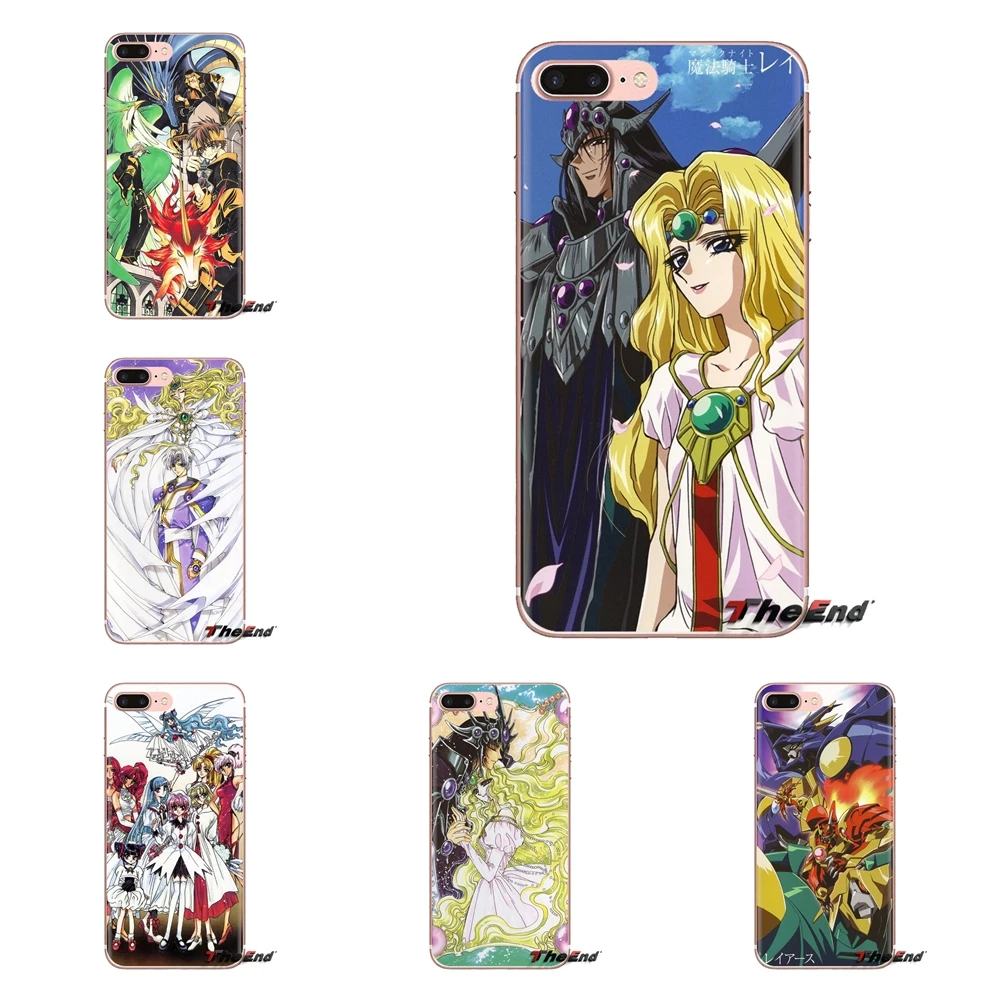 Мягкая прозрачная сумка для Samsung Galaxy J1 J2 J3 J4 J5 J6 J7 J8 Plus 2018 Prime 2015 2016 2017 Magic Knight Rayearth anime