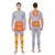 PARATAGO New Winter Warm Heated Skiing Underwear Set Men Women USB Heating Snow Suit Bluetooth Cotton Bodywarmer Pants P3104