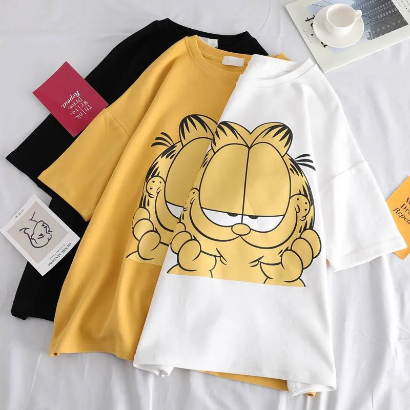 Harajuku Women T-shirts New 2020 Summer Funny Letter Print Hip Hop Loose T-shirt Girls Student Streetwear Casual Lady Tops Tees
