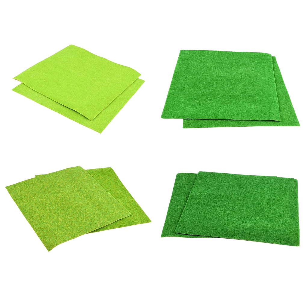 5Pcs Micro Landscape Decor DIY Mini Fairy Garden Simulation Plants Artificial Fake Grass Lawn Turf Green Grass Grassland