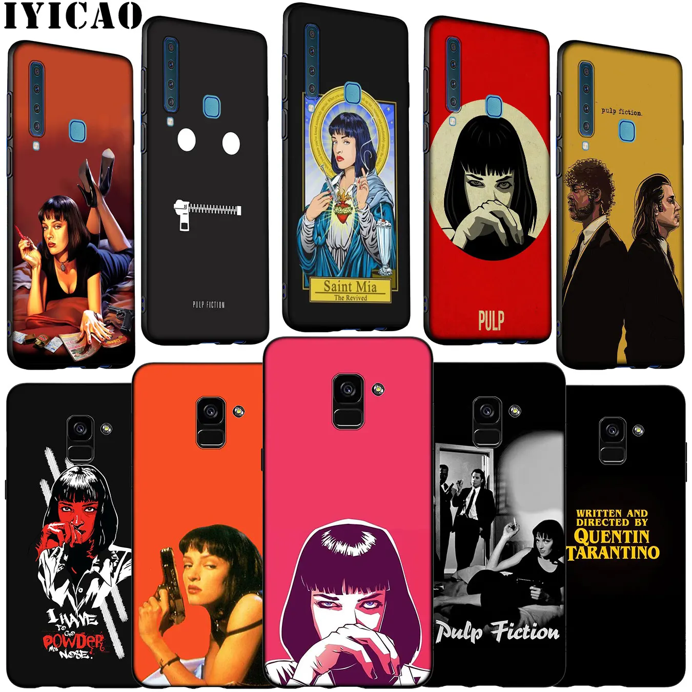 TV Pulp Fiction Soft Silicone Phone Case for Samsung Galaxy A51 A71 A81 A91 A41 A21 A11 A01 J8 J7 J6 J4 Plus A2 Core Prime 2018 |
