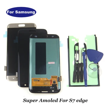 

ORIGINAL 5.5'' Display For Samsung Galaxy S7 edge LCD G935 G935F LCD Display Screen Digitizer Assembly