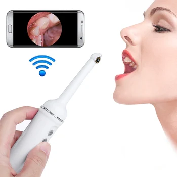

Handheld Teeth Inspection Endoscope Wireless WiFi Oral Endoscope 6 LED Lights Snake Camera HD Video for iOS Android