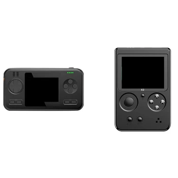 

Handheld Game Console Retro Mini FC PVP Game Console & 561-X2 2.8 Inch LCD Nostalgic Handheld Game Console (Black)