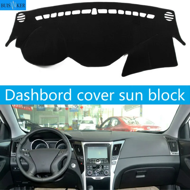 

Dashboard Cover For Hyundai Sonata I45 2009-2014 Capter 2010-2013 LHD Dashmat Dash Mat Pad Sun Shade Dash Board Cover Carpet