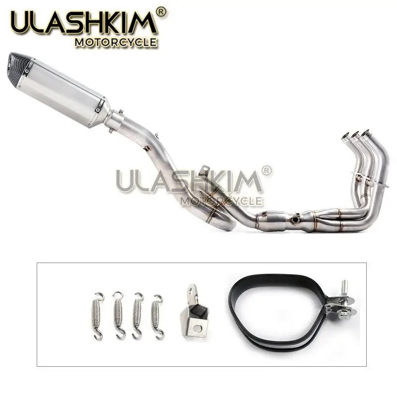 Мотоцикл глушитель полная система скольжения на Yamaha MT-09 FZ-09 MT09 TRACER FZ09