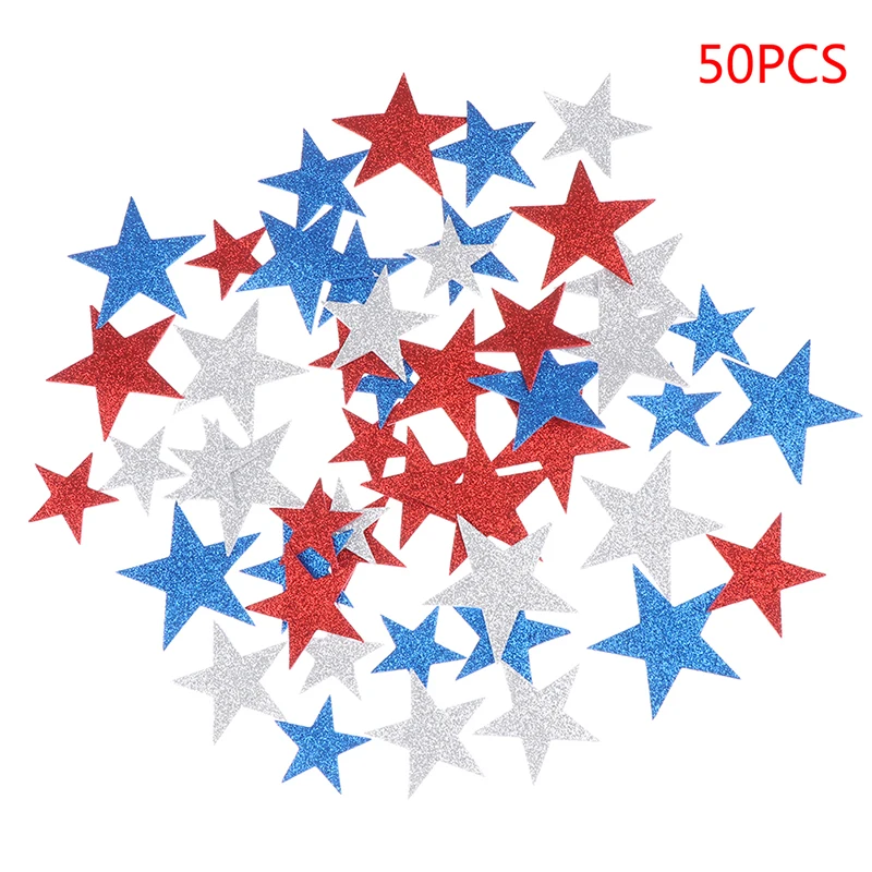 Glitter Foam Stickers Heart Star Paper Glitter Letter Foam Kindergarten Wall Stickers for Birthday Wedding Party Decorations