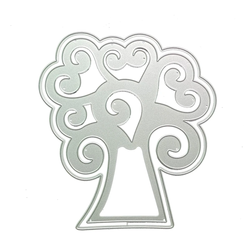 

YINISE CUT Metal Cutting Dies For Scrapbooking Tree Stencils Scrapbook DIY Album Cards Decoration Embossing Die Cuts Cutter