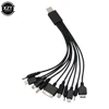 new 1pcs 10 in 1 Micro USB multi Charger usb cables for mobile phones cord for LG KG90 SAMSUNG Sony phone ► Photo 3/6