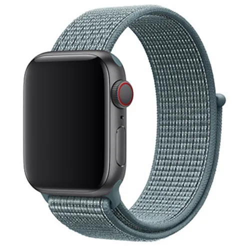 Нейлоновый браслет-петля 40 44 мм для Apple watch band 4 5, спортивный сменный ремешок, аксессуары, дышащая повязка для Iwatch 3 2 1 38 42m - Цвет ремешка: Celestial teal