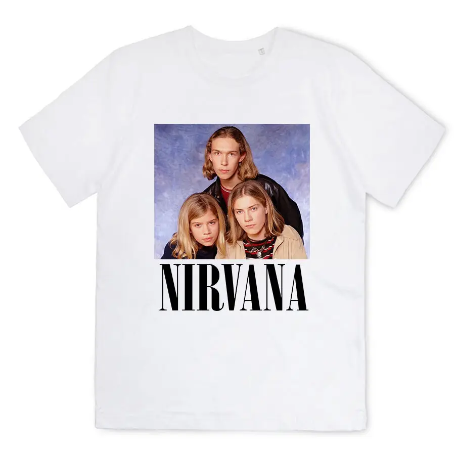 Футболка Homme-Nirvana parodie freures hanson musique rock grunge pop Франция