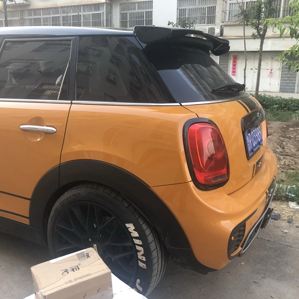 

MONTFORD Accessories ABS Plastic Unpainted Color Rear Trunk Boot Wing Rear Lip Spoiler 1Pcs For BMW MINI Spoiler Car Styling