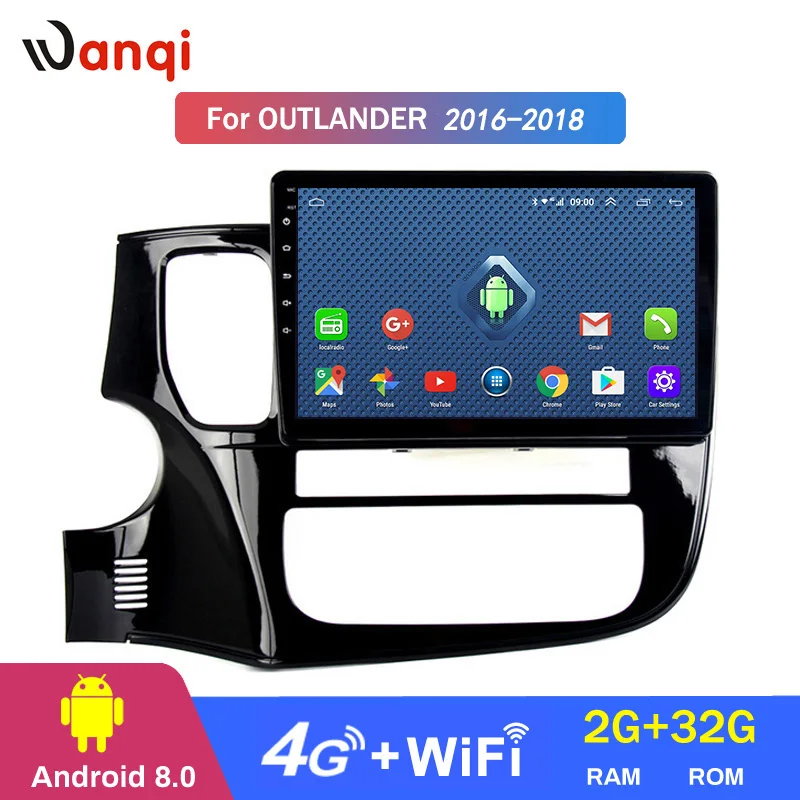 

4G Lte All Netcom 10.1 inch Android 8.0 For Mitsubishi Outlander 2016-2018 Car DVD GPS Navigation Multimedia System