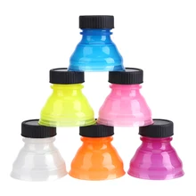 6Pcs Reusable Useful Snap On Pop Can Bottle Caps For Cool Soda Drink Lid Protector Snap On Cup Cover Sealing Cap