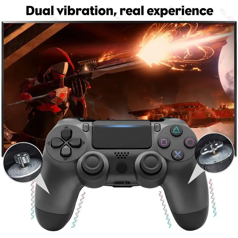 Для Ps4 playstation 4 Bluetooth беспроводной контроллер Dualshock двойной вибрации джойстик геймпады для PS4 консоли зарядное устройство