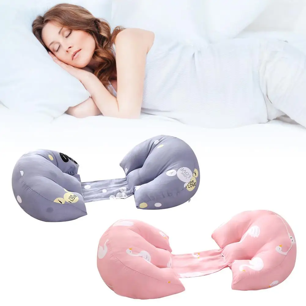 U-образная Подушка для беременных женщин, подушка для поддержки живота, боковые спальные подушки для беременных, подушки для тела для беременных, хлопковая поясная подушка