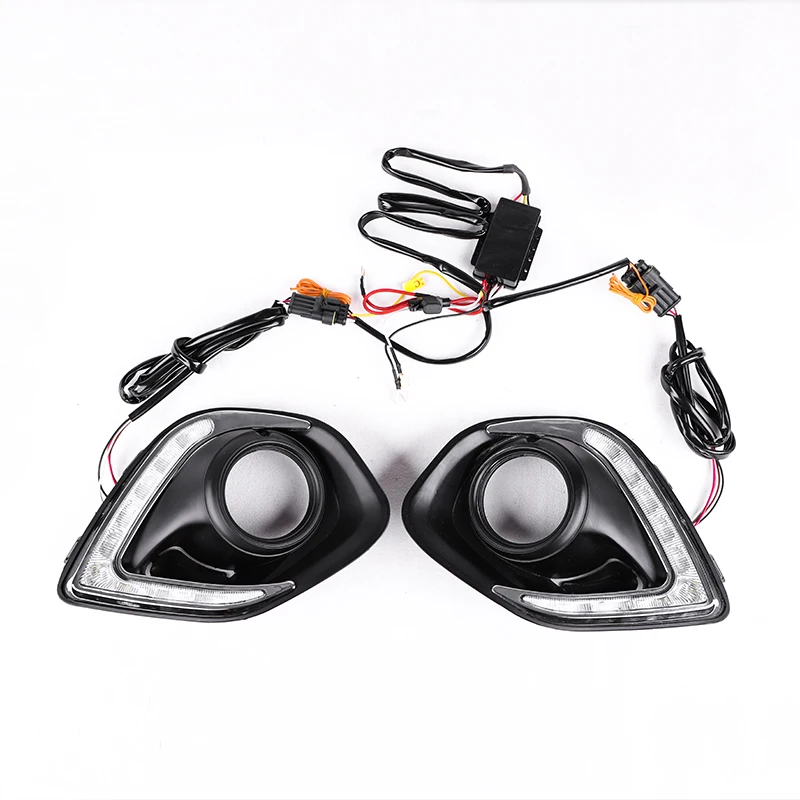 Передний светодиод DRL для Mitsubishi RVR ASX Outlander Sport 2013 2014 2015 ходовой светильник s дневной