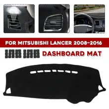 Коврик покрытие для приборной панели ковровое покрытие для Mitsubishi Lancer 2008~ крышка приборной панели Пылезащитная функция фильтрации Водонепроницаемый Защита УФ