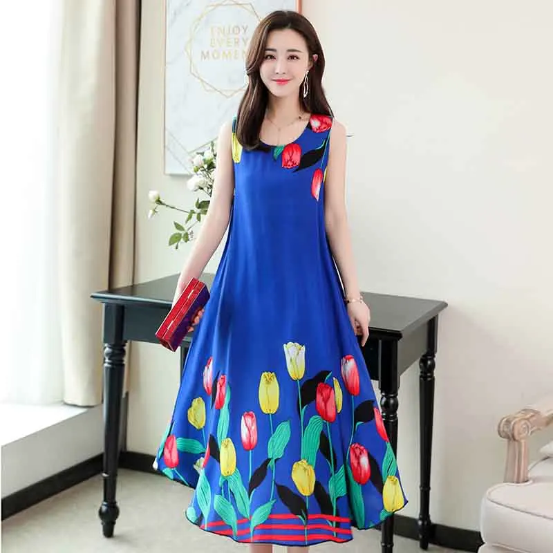 color 10 Новинка размера плюс, женское летнее платье, vestidos стильная женская одежда, свободная Женская одежда, повседневные летние платья для вечеринок - Цвет: color 10