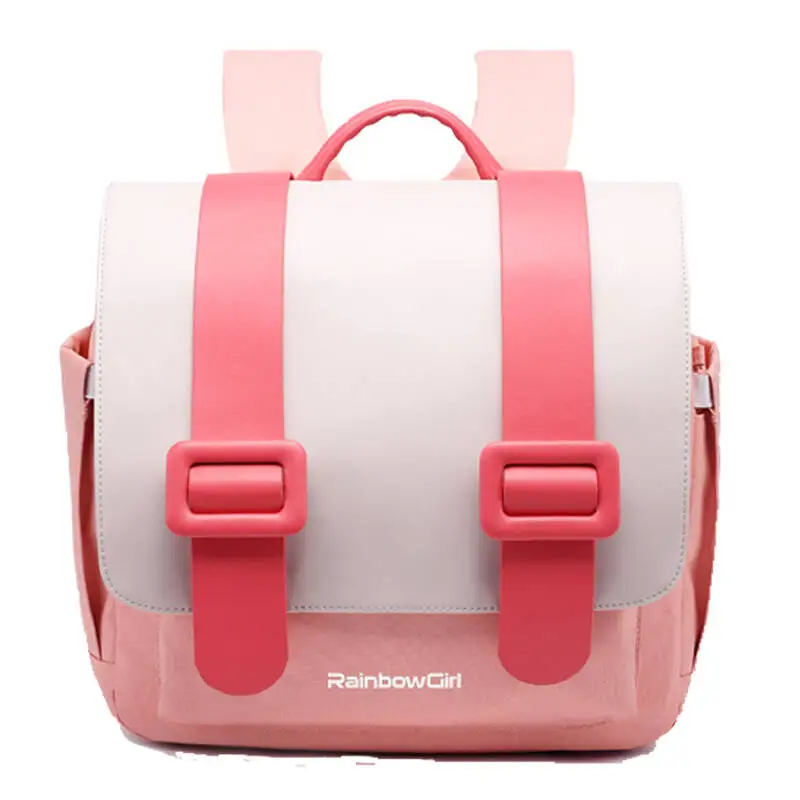 

Candy Color School Bags for Girls Kids Backpack Primary Student Japan Randoseru Waterproof Orthopedic Backpacks Mochila Escolar