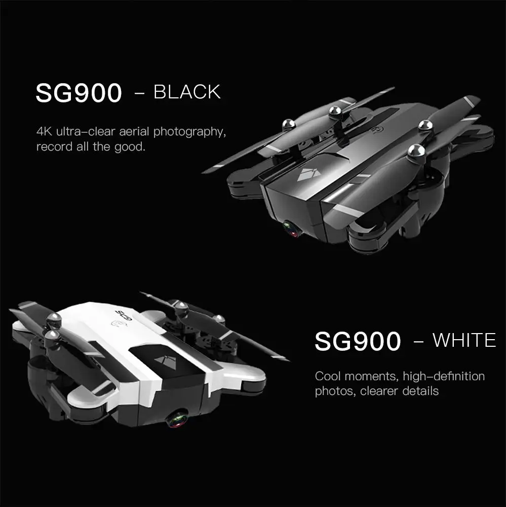 SG900 Дрон двойная камера HD 720P Профессиональный FPV Wifi RC Дрон фиксированная точка высота Удержание следования за мной Дрон Квадрокоптер