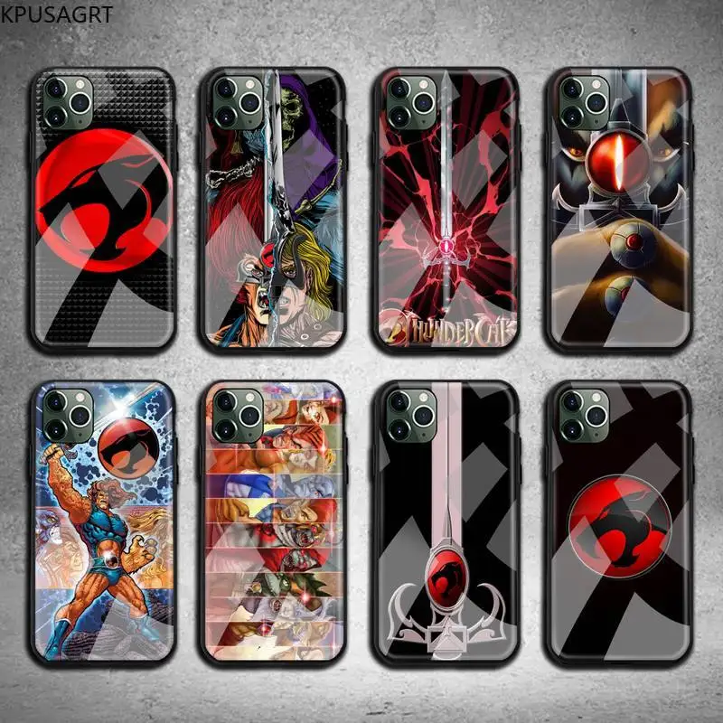 Чехол для телефона Animation Thundercats из закаленного стекла iPhone 11 Pro XR XS MAX 8X7 6S 6 Plus SE