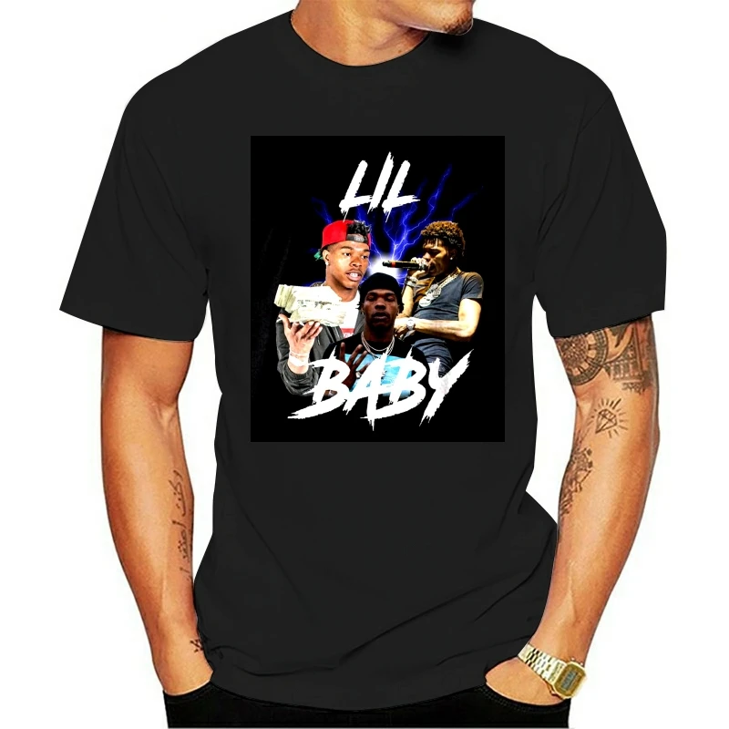 Lil Baby Rapper Singer Мужская футболка американский размер S M L Xl 2Xl базовые модели | одежда