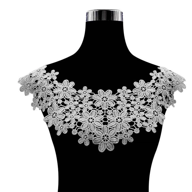 

High grade Lace Bridal Beaded Flowers Embroidery Patches Sticker for Clothes Wedding Decor Dress Iron on Sewing Applique