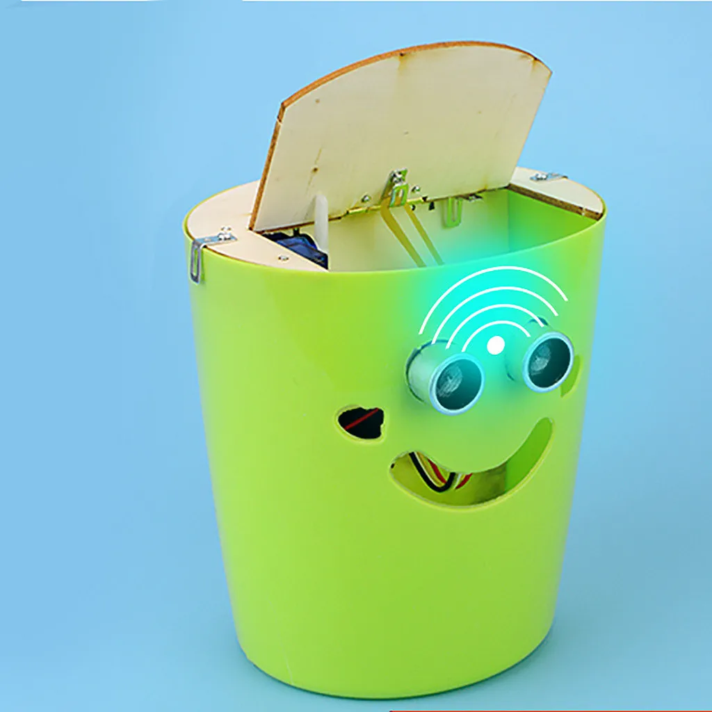 Новинка DIY умный датчик мусорный бак DIY игрушки для детей пластиковые милые и мини индукционные Новые Ведро горячая распродажа